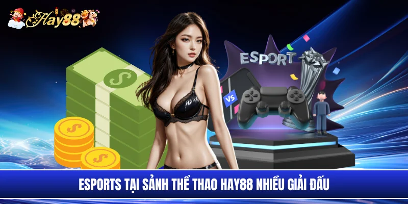 Esports tại sảnh thể thao Hay88 nhiều giải đấu